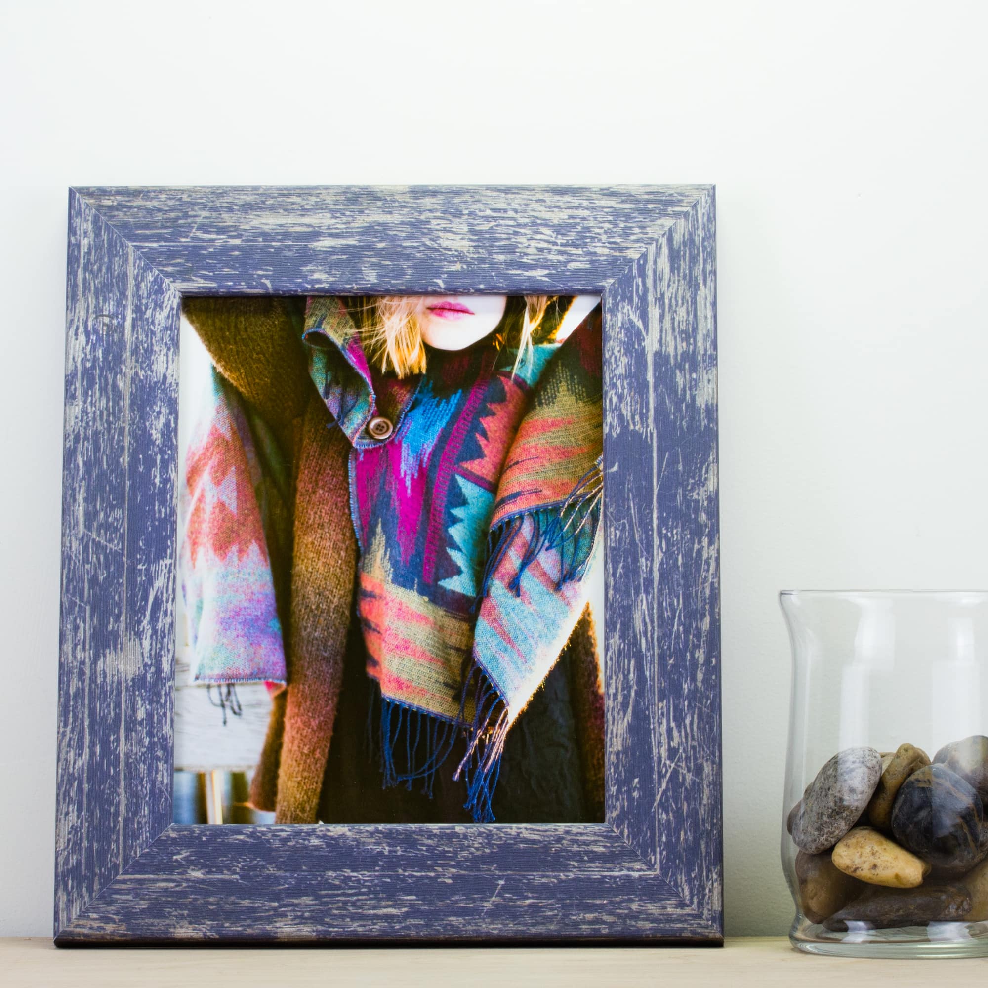 Craig Frames American Barn Independence Blue Picture Frame